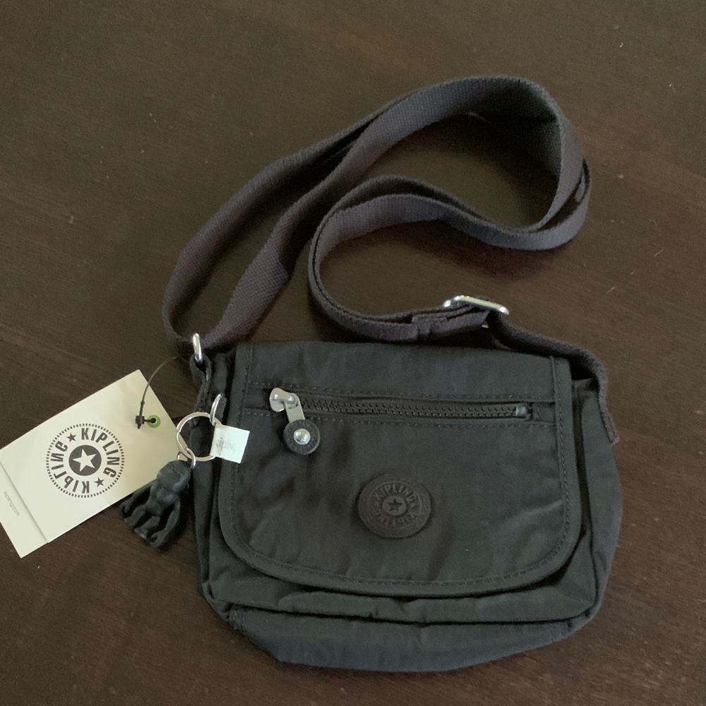 NWT Kipling Black Small Crossbody Bag